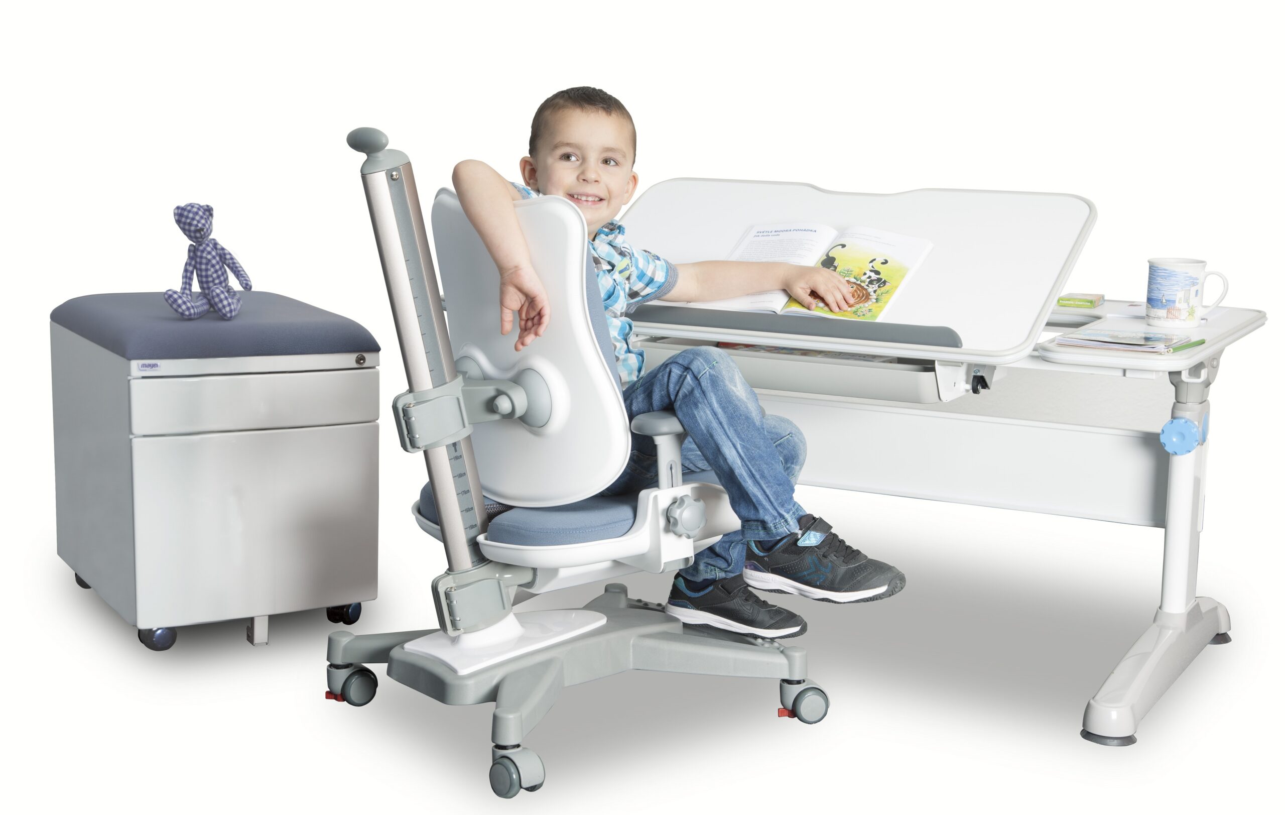 Biurko regulowane dla dzieci i fotel dla dzieci Mayer 4